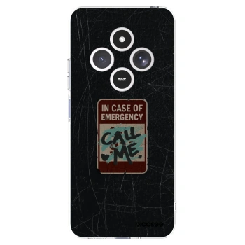Picasee silikonový průhledný obal pro Xiaomi Redmi 14C - EMERGENCY