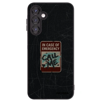 Picasee silikonový černý obal pro Samsung Galaxy A16 5G - EMERGENCY