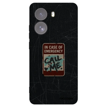 Picasee silikonový černý obal pro Xiaomi Poco X7 - EMERGENCY
