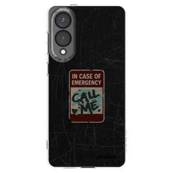 Picasee silikonový průhledný obal pro Samsung Galaxy S25 Edge 5G - EMERGENCY