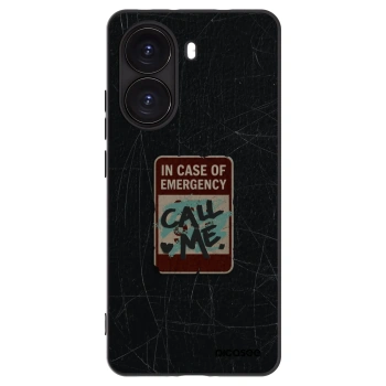 Picasee silikonový černý obal pro Xiaomi Poco X7 Pro 5G - EMERGENCY