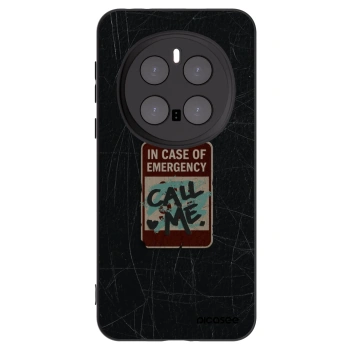 Picasee silikonový černý obal pro Honor Magic7 Pro 5G - EMERGENCY