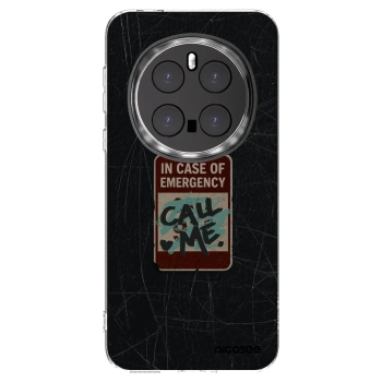 Picasee silikonový průhledný obal pro Honor Magic7 Pro 5G - EMERGENCY