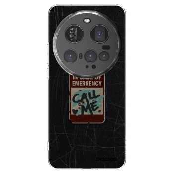 Picasee silikonový průhledný obal pro Xiaomi 15 Ultra - EMERGENCY