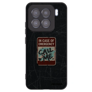 Picasee silikonový černý obal pro Xiaomi 15 - EMERGENCY