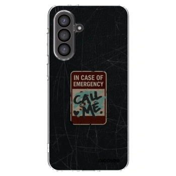 Picasee silikonový průhledný obal pro Samsung Galaxy A56 5G A566B - EMERGENCY