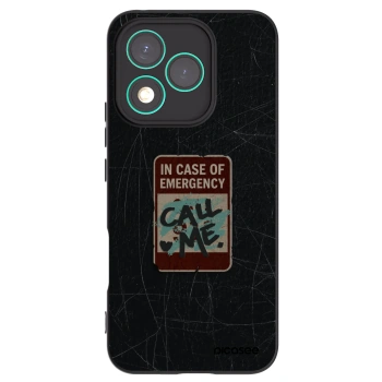 Picasee silikonový černý obal pro Honor 400 Lite 5G - EMERGENCY
