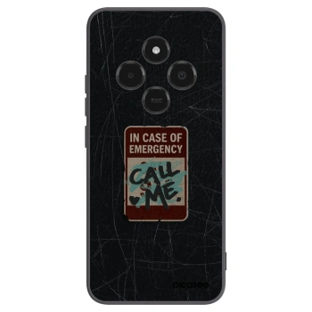 Picasee silikonový černý obal pro Xiaomi Poco C75 - EMERGENCY