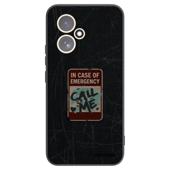 Picasee silikonový černý obal pro Honor 400 5G - EMERGENCY