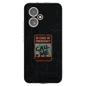 Picasee silikonový průhledný obal pro Honor 400 5G - EMERGENCY
