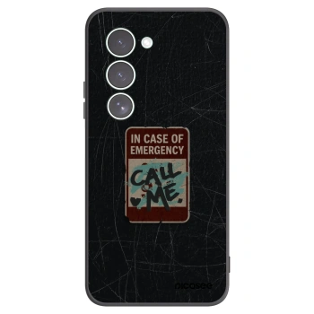 Picasee silikonový černý obal pro Xiaomi Redmi 15 5G - EMERGENCY