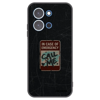 Picasee silikonový černý obal pro Xiaomi Redmi 15C 4G - EMERGENCY