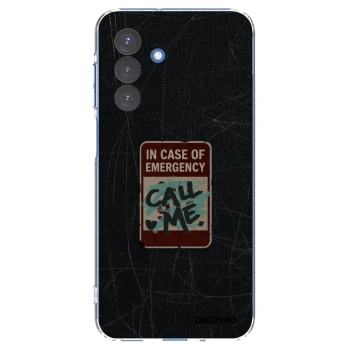 Picasee silikonový průhledný obal pro Samsung Galaxy A17 5G - EMERGENCY