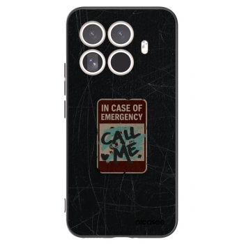 Picasee silikonový černý obal pro Xiaomi 15T Pro - EMERGENCY