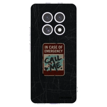 Picasee silikonový průhledný obal pro Xiaomi Redmi Note 15 - EMERGENCY