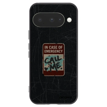 Picasee silikonový černý obal pro Google Pixel 10 - EMERGENCY