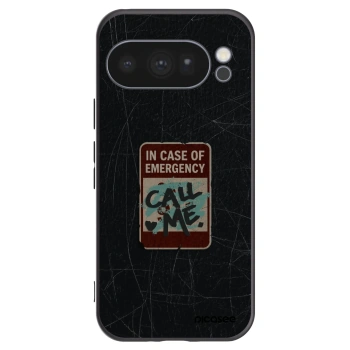 Picasee silikonový černý obal pro Google Pixel 10 Pro - EMERGENCY
