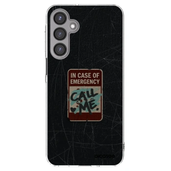 Picasee silikonový průhledný obal pro Samsung Galaxy A16 4G - EMERGENCY