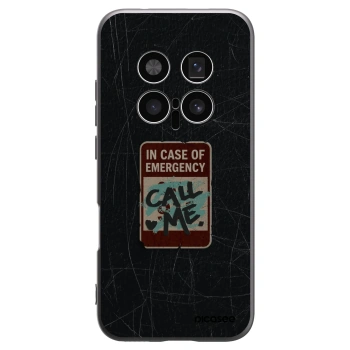 Picasee silikonový černý obal pro Honor Magic8 Pro 5G - EMERGENCY