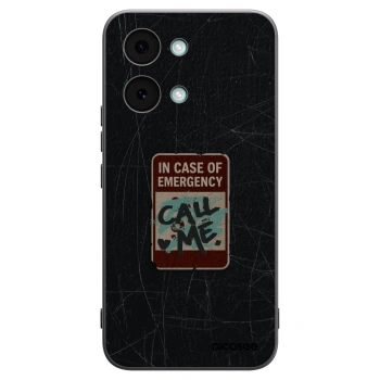 Picasee silikonový černý obal pro Xiaomi Poco X8 Pro Max - EMERGENCY