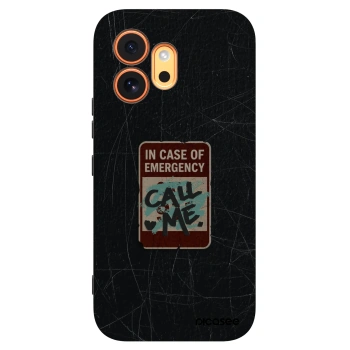 Picasee silikonový černý obal pro Honor 600 - EMERGENCY