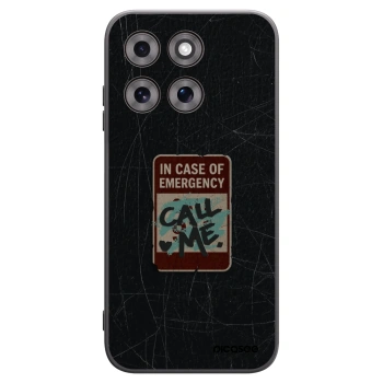 Picasee silikonový černý obal pro Motorola Moto G77 - EMERGENCY