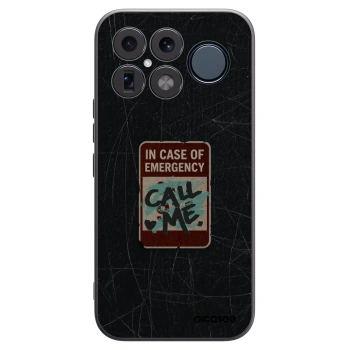 Picasee silikonový černý obal pro Xiaomi Poco F8 Ultra - EMERGENCY