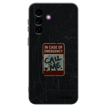 Picasee silikonový černý obal pro Samsung Galaxy A37 - EMERGENCY
