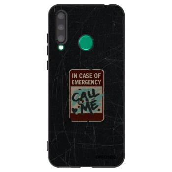 Picasee silikonový černý obal pro Honor 20 Lite - EMERGENCY