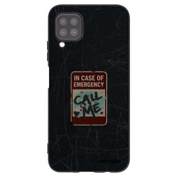 Picasee silikonový černý obal pro Huawei P40 Lite - EMERGENCY