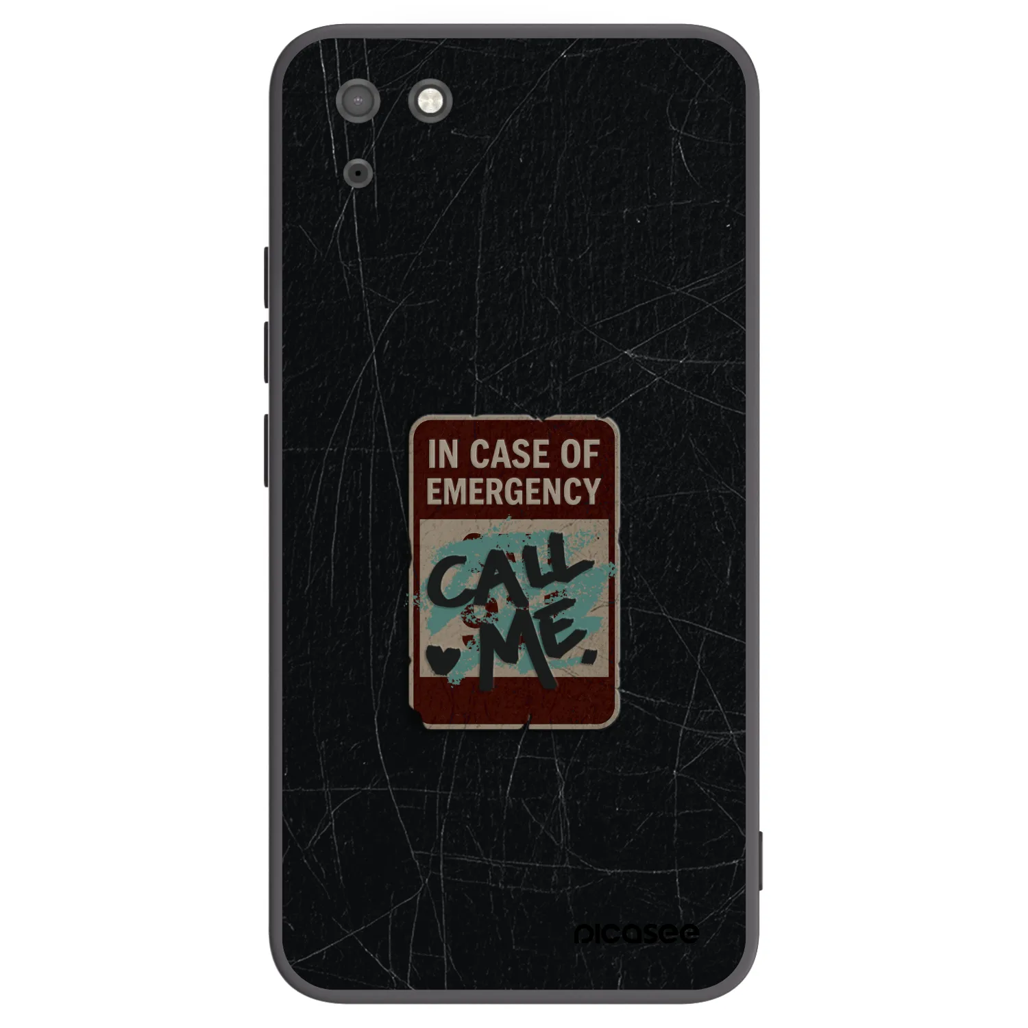 Picasee silikonový černý obal pro Huawei Y5P - EMERGENCY