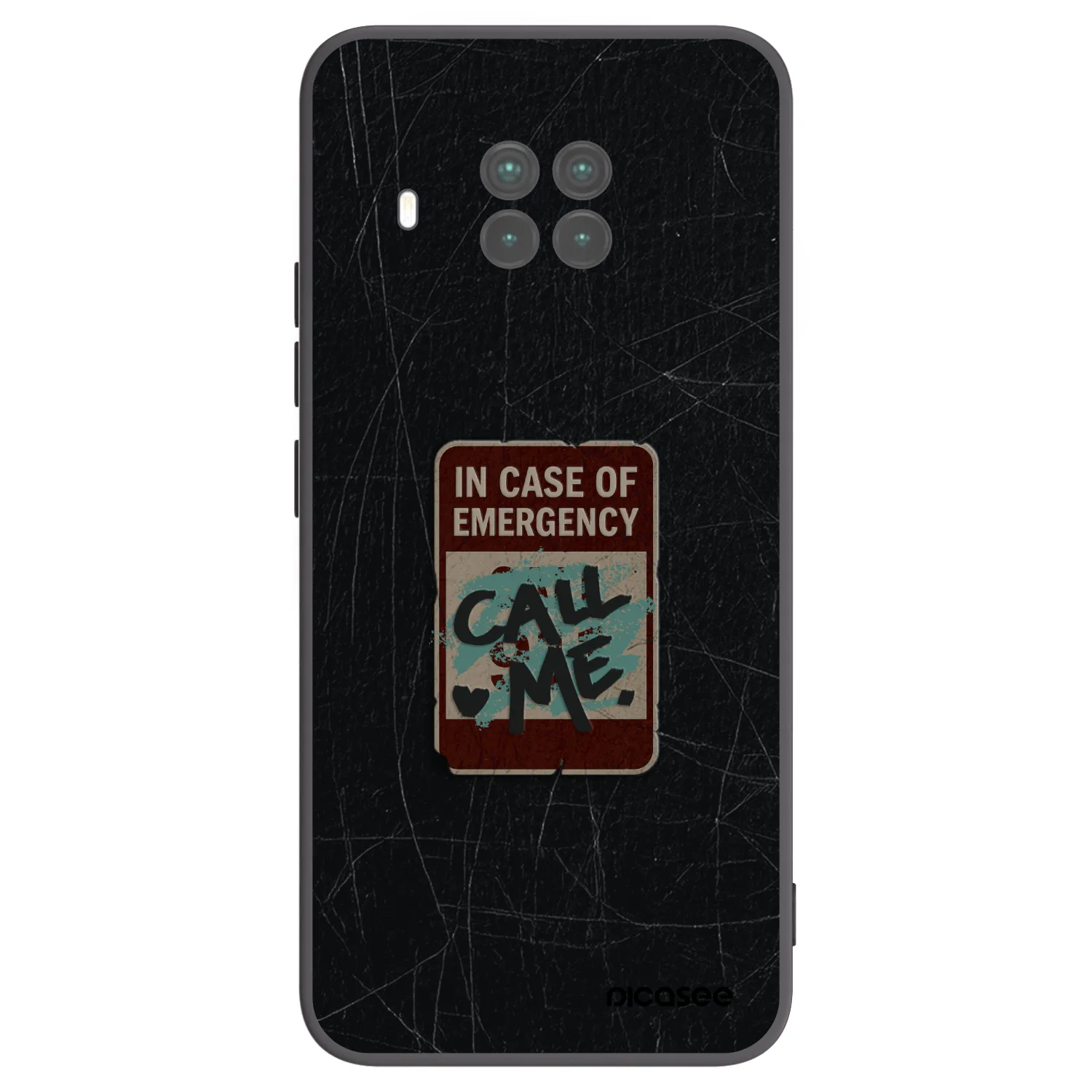 Picasee silikonový černý obal pro Xiaomi Mi 10T Lite - EMERGENCY