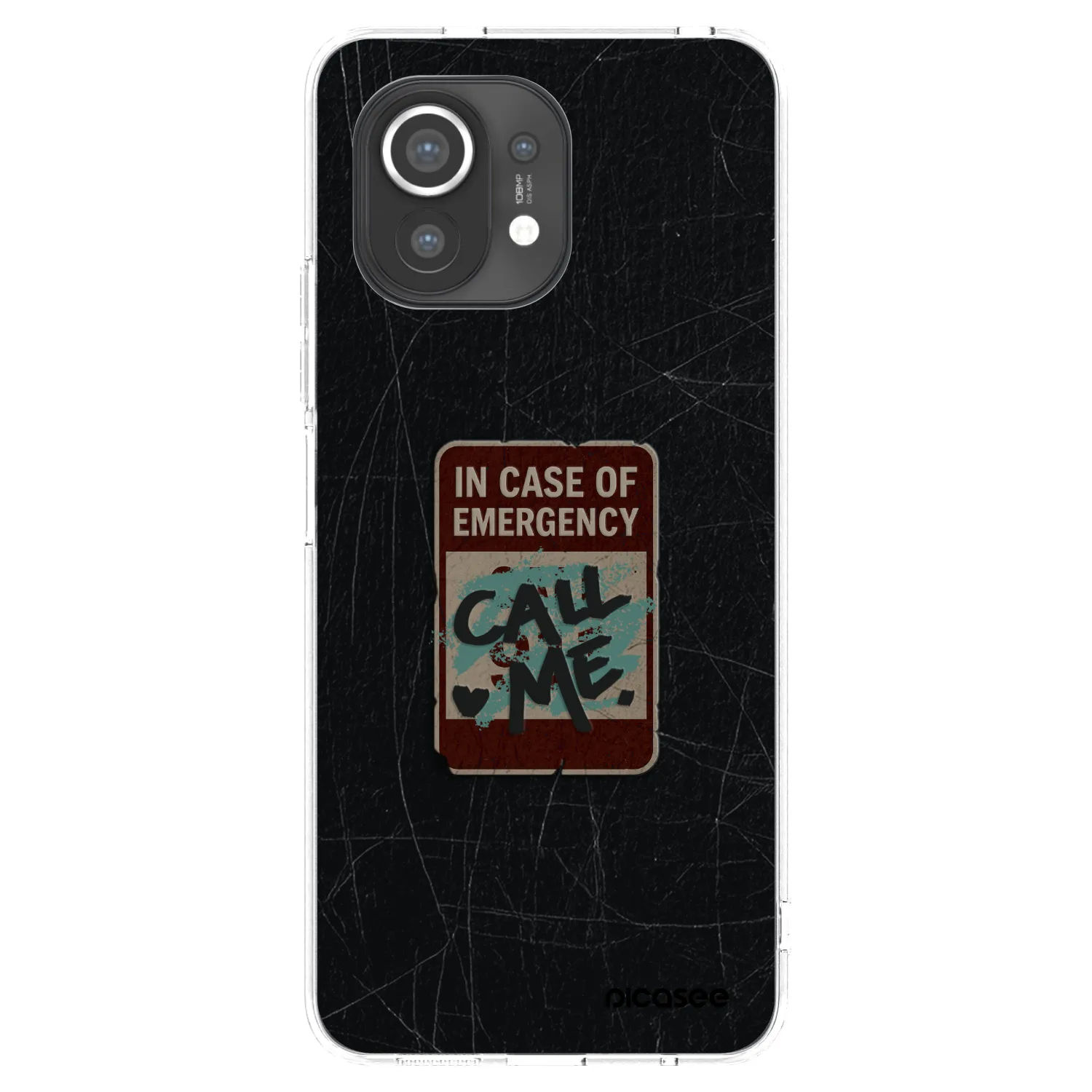 Picasee silikonový průhledný obal pro Xiaomi Mi 11 - EMERGENCY