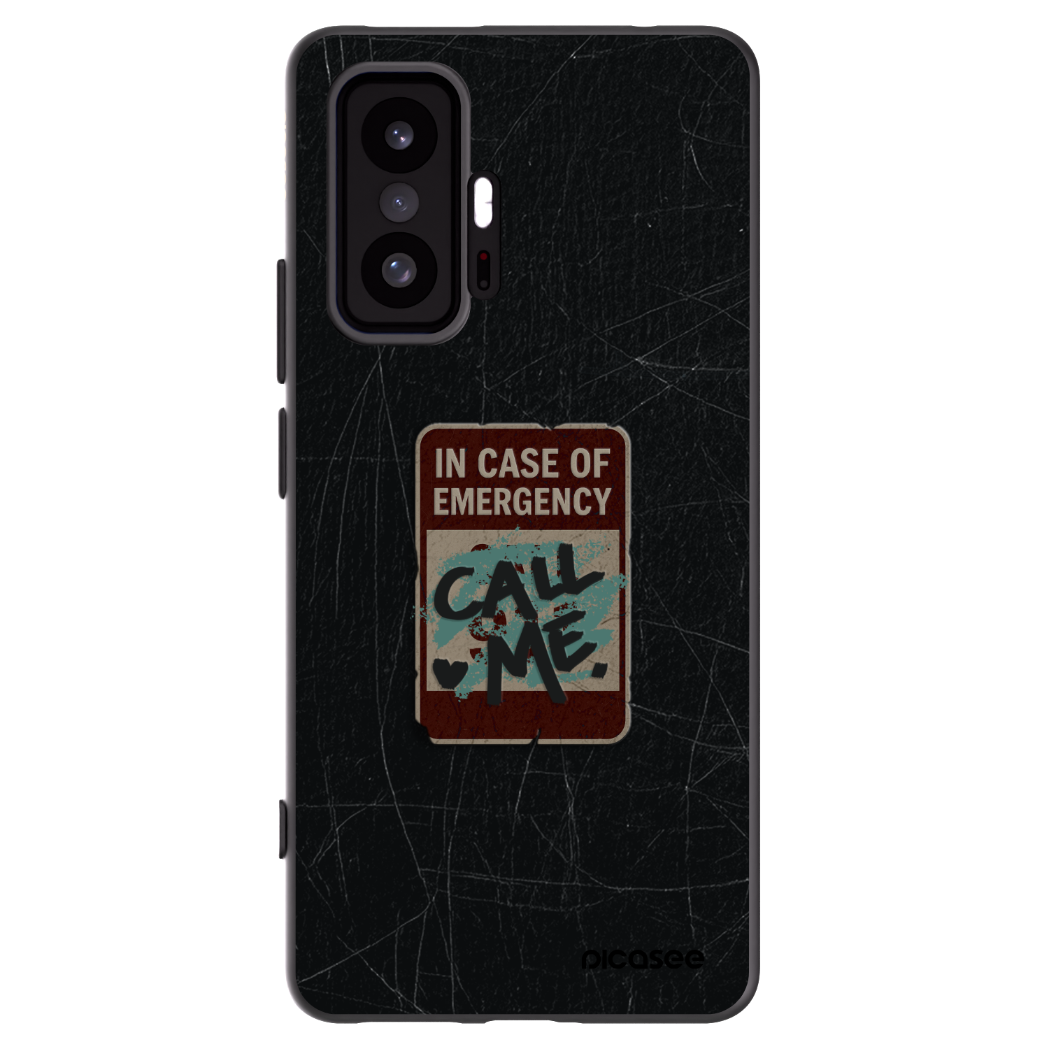 Picasee silikonový černý obal pro Xiaomi 11T Pro - EMERGENCY