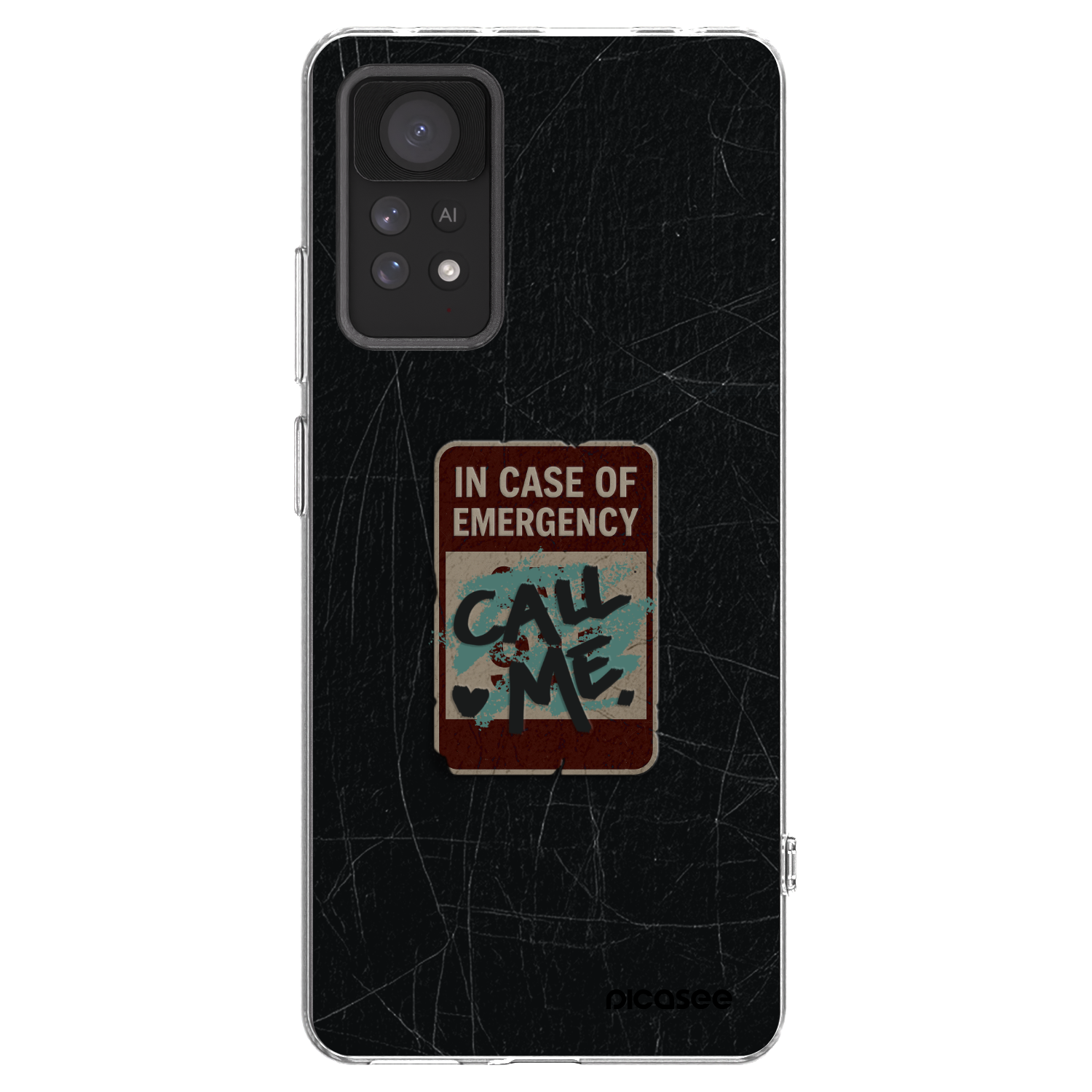 Picasee silikonový průhledný obal pro Xiaomi Redmi Note 11 Pro - EMERGENCY