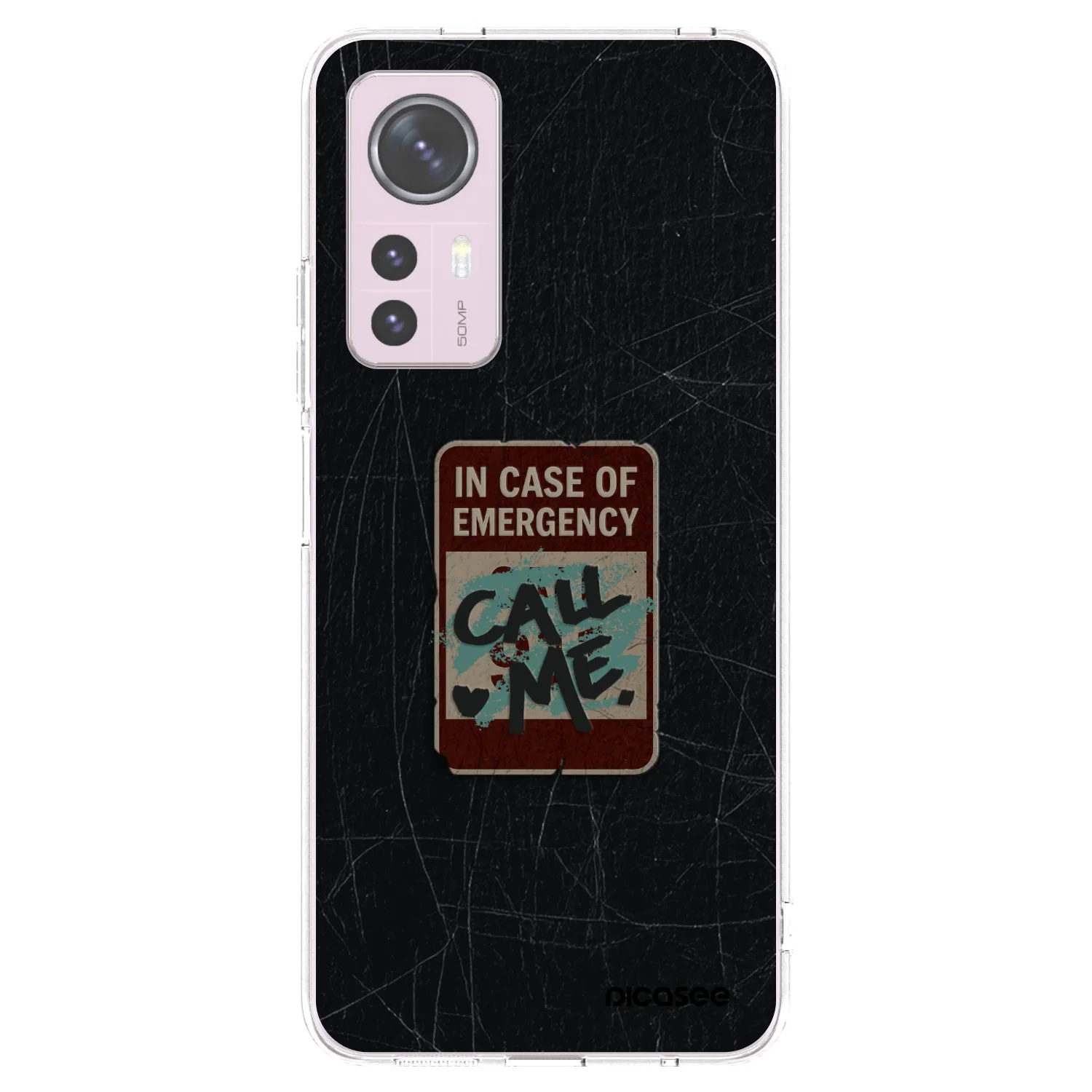 Picasee silikonový průhledný obal pro Xiaomi 12 - EMERGENCY