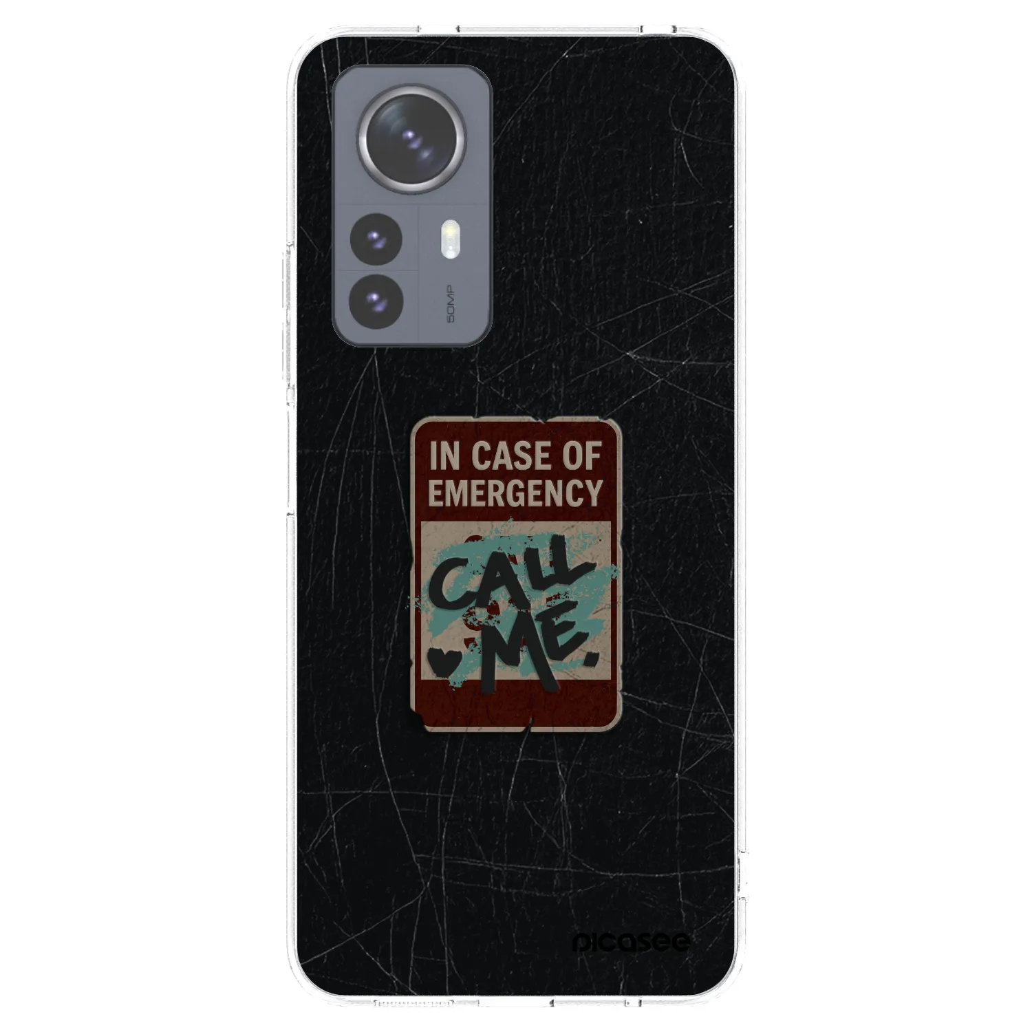 Picasee silikonový průhledný obal pro Xiaomi 12 Pro - EMERGENCY
