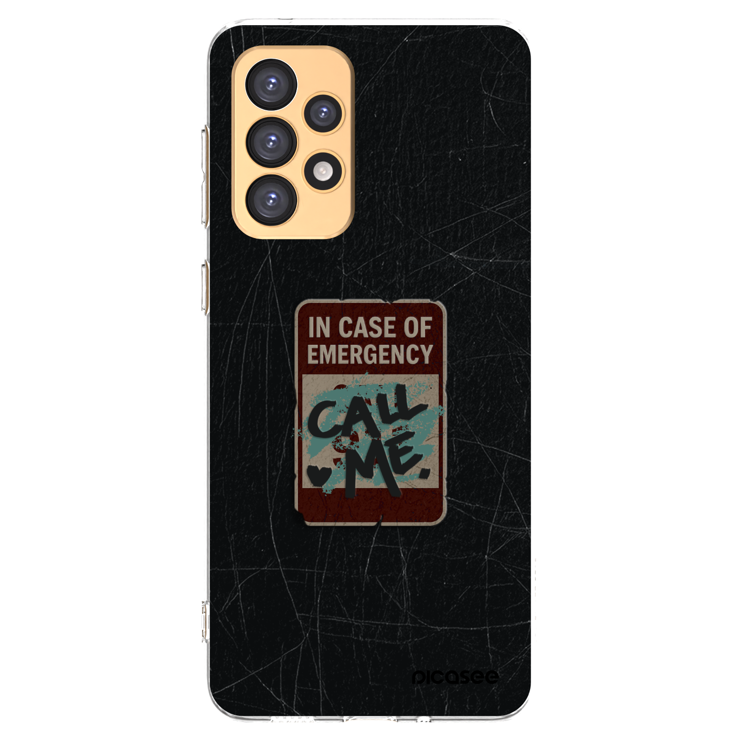 Picasee silikonový průhledný obal pro Samsung Galaxy A33 5G A336 - EMERGENCY