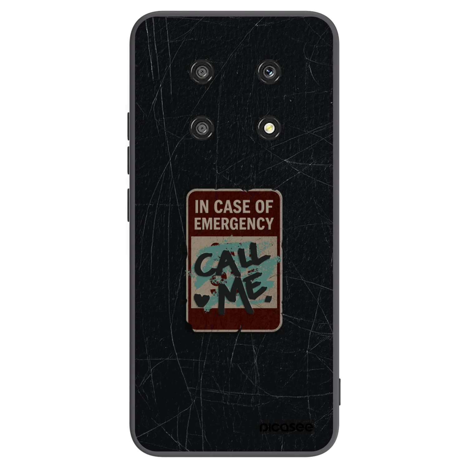 Picasee silikonový černý obal pro Honor Magic4 Lite 5G - EMERGENCY