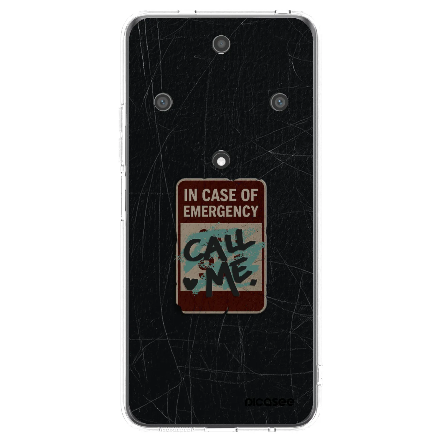 Picasee silikonový průhledný obal pro Honor Magic5 Lite 5G - EMERGENCY