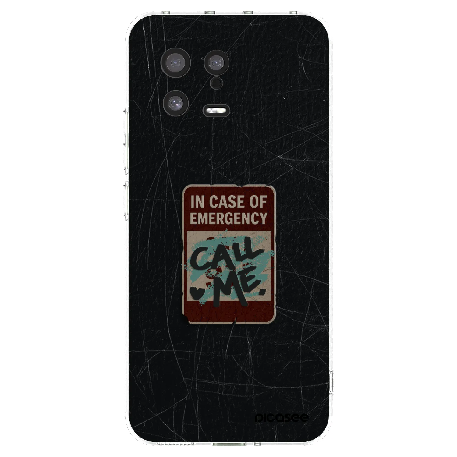 Picasee silikonový průhledný obal pro Xiaomi 13 - EMERGENCY