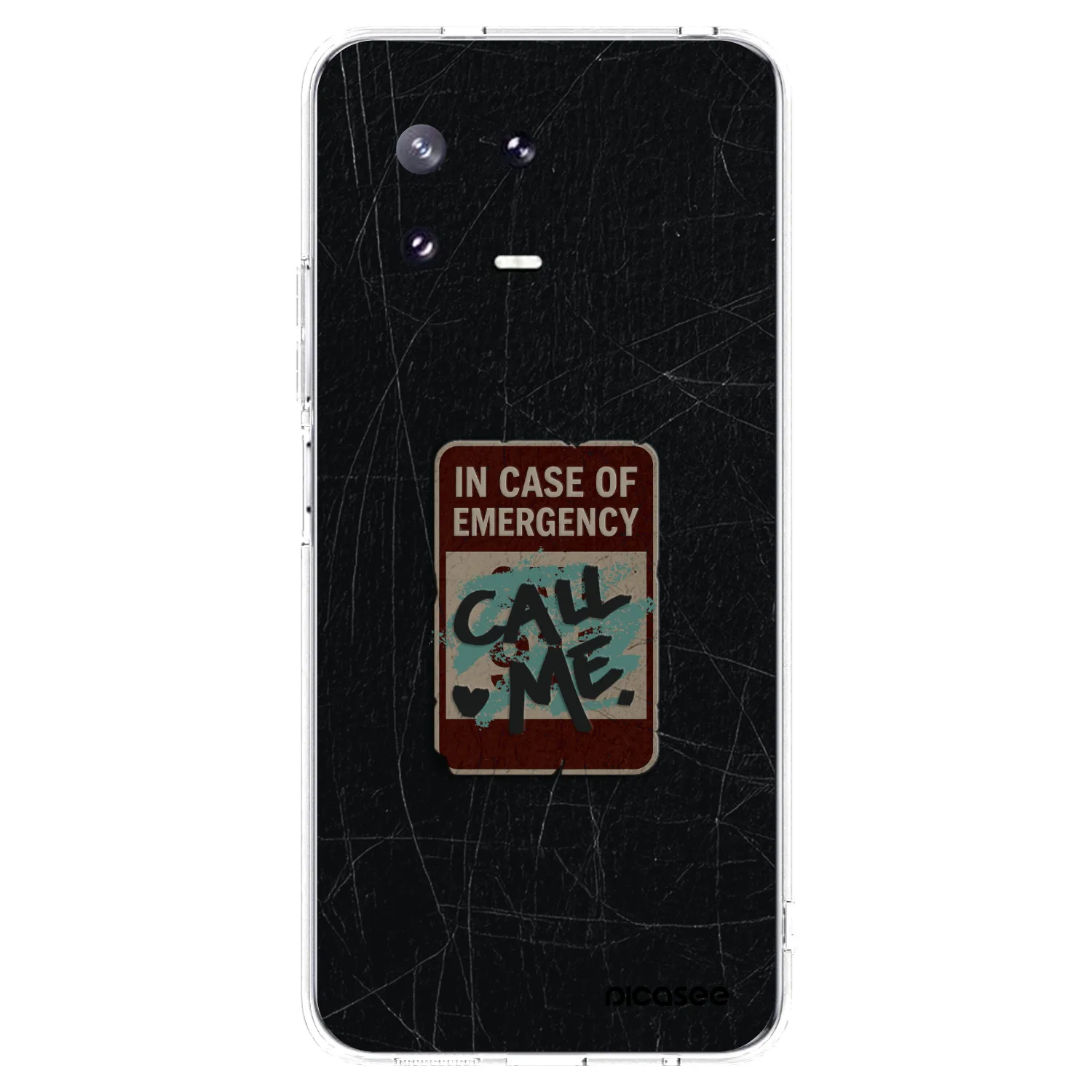Picasee silikonový průhledný obal pro Xiaomi 13 Pro - EMERGENCY