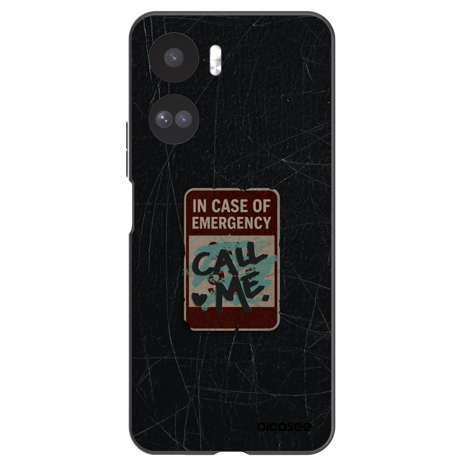 Picasee silikonový černý obal pro Honor 90 Lite 5G - EMERGENCY