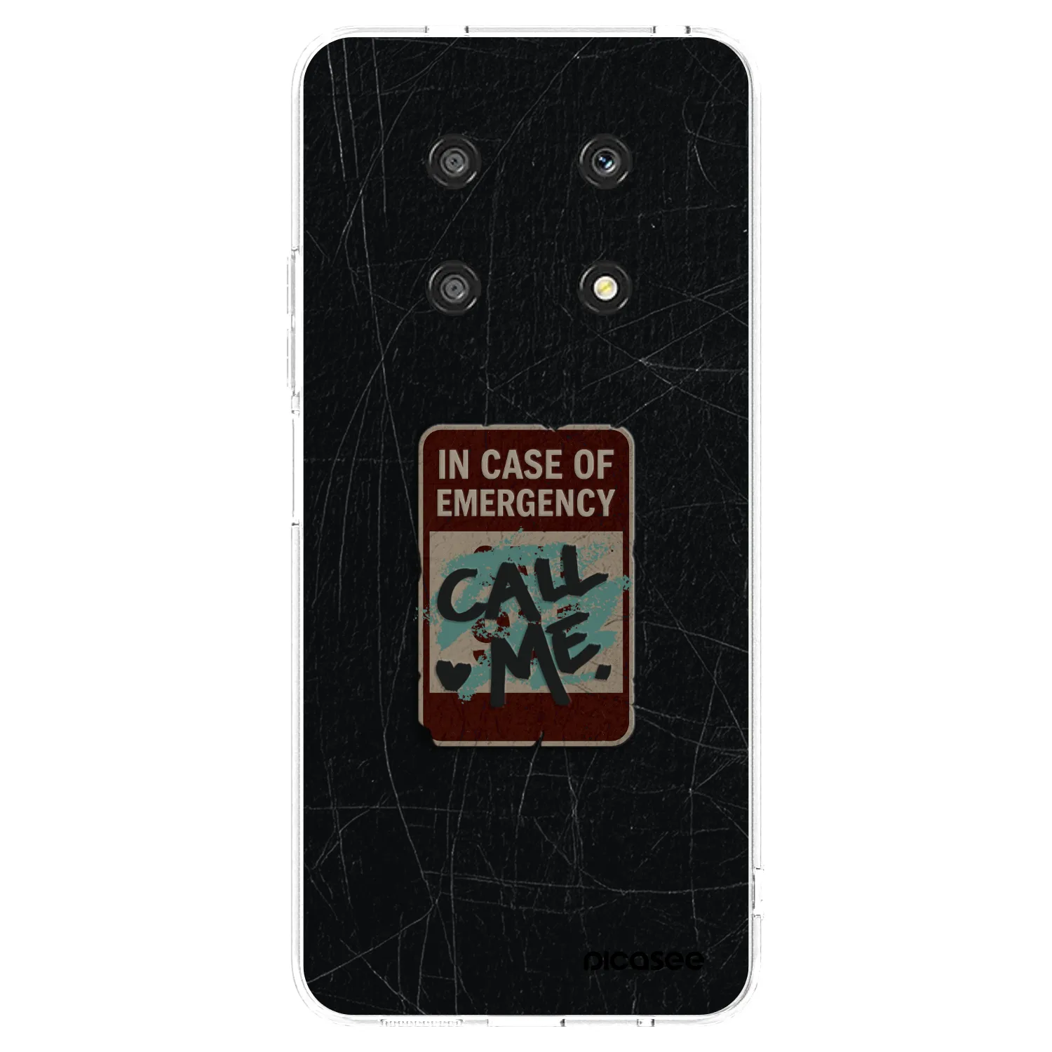 Picasee silikonový průhledný obal pro Honor Magic4 Lite 5G - EMERGENCY