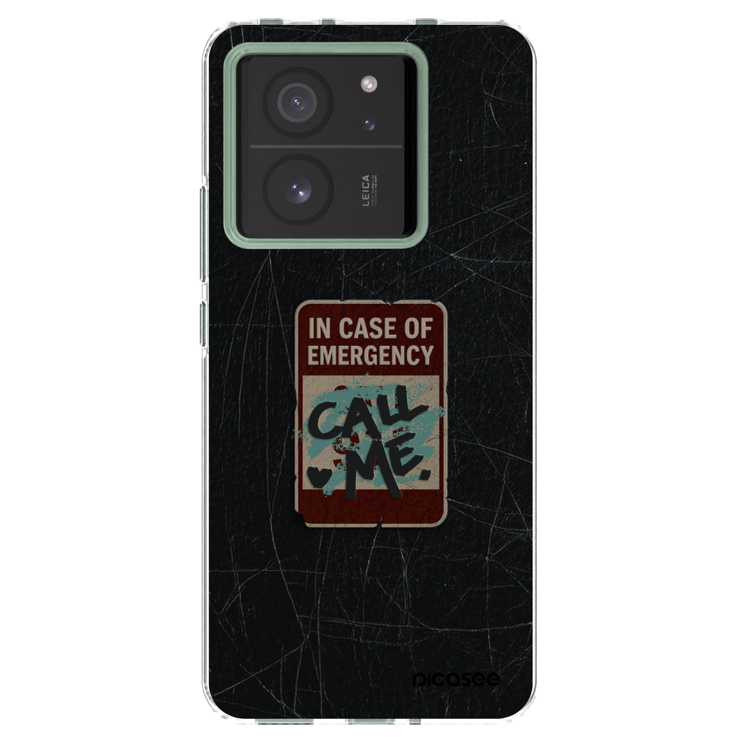 Picasee silikonový průhledný obal pro Xiaomi 13T - EMERGENCY
