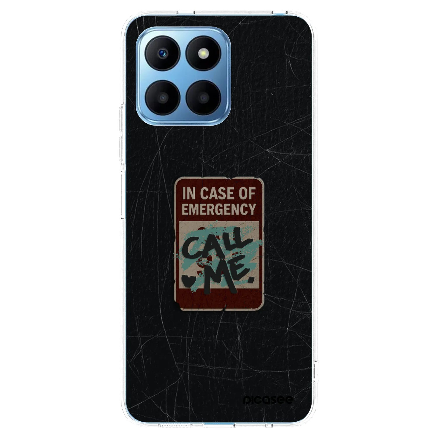 Picasee silikonový průhledný obal pro Honor 70 Lite - EMERGENCY