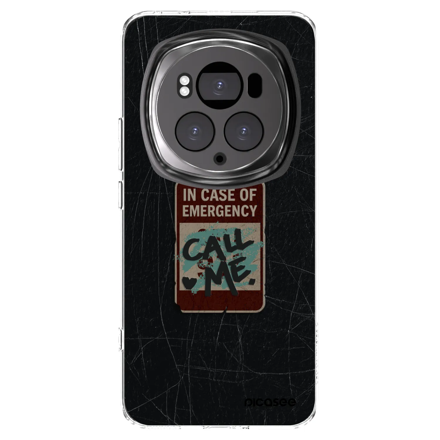 Picasee silikonový průhledný obal pro Honor Magic6 Pro - EMERGENCY