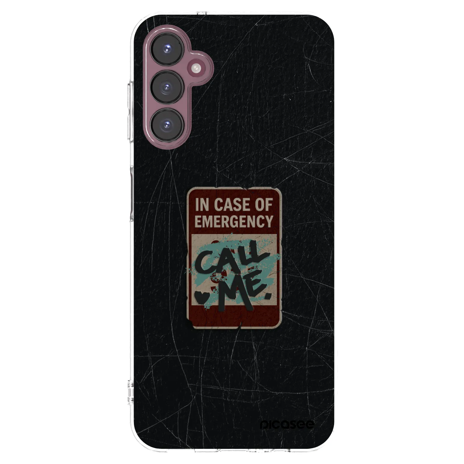 Picasee silikonový průhledný obal pro Samsung Galaxy A05s A057G - EMERGENCY