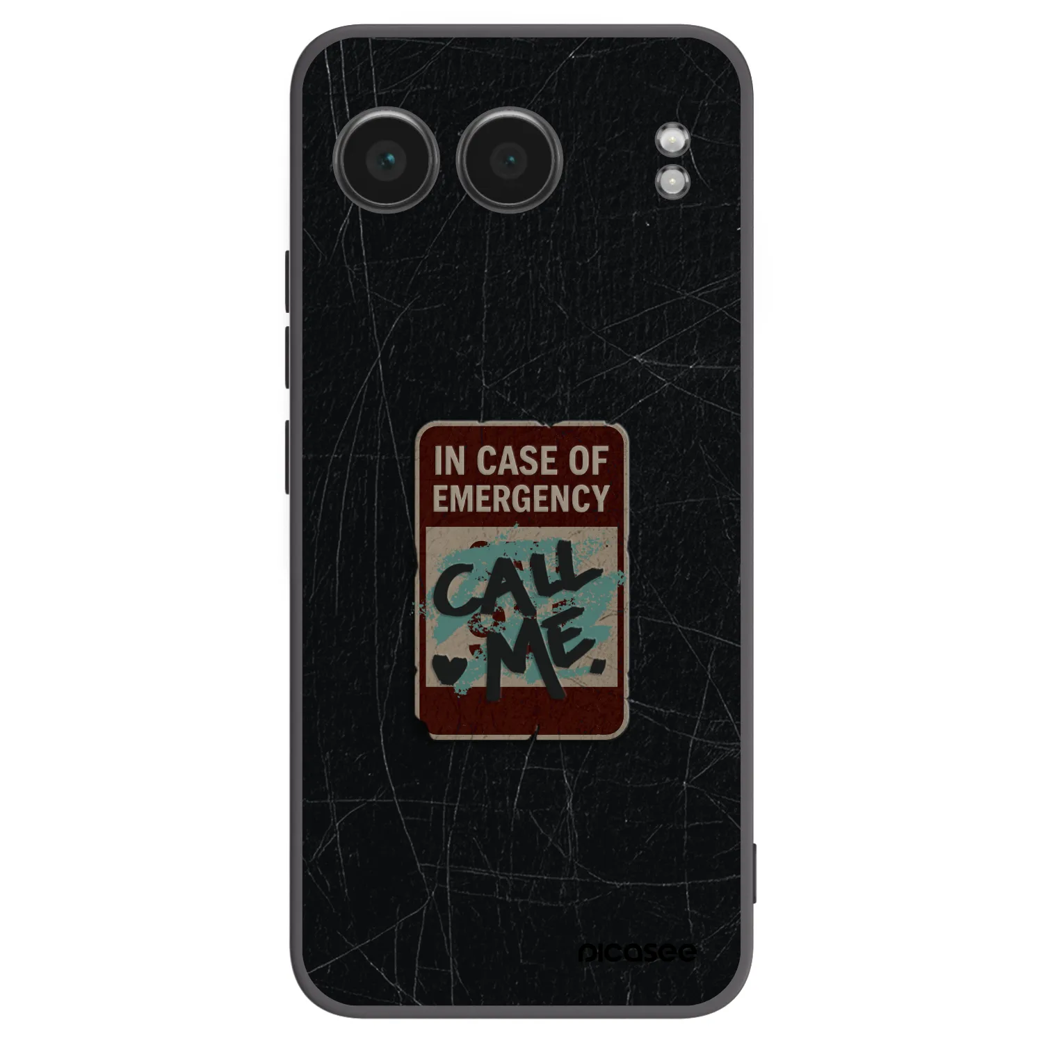 Picasee silikonový černý obal pro OnePlus Nord 4 - EMERGENCY