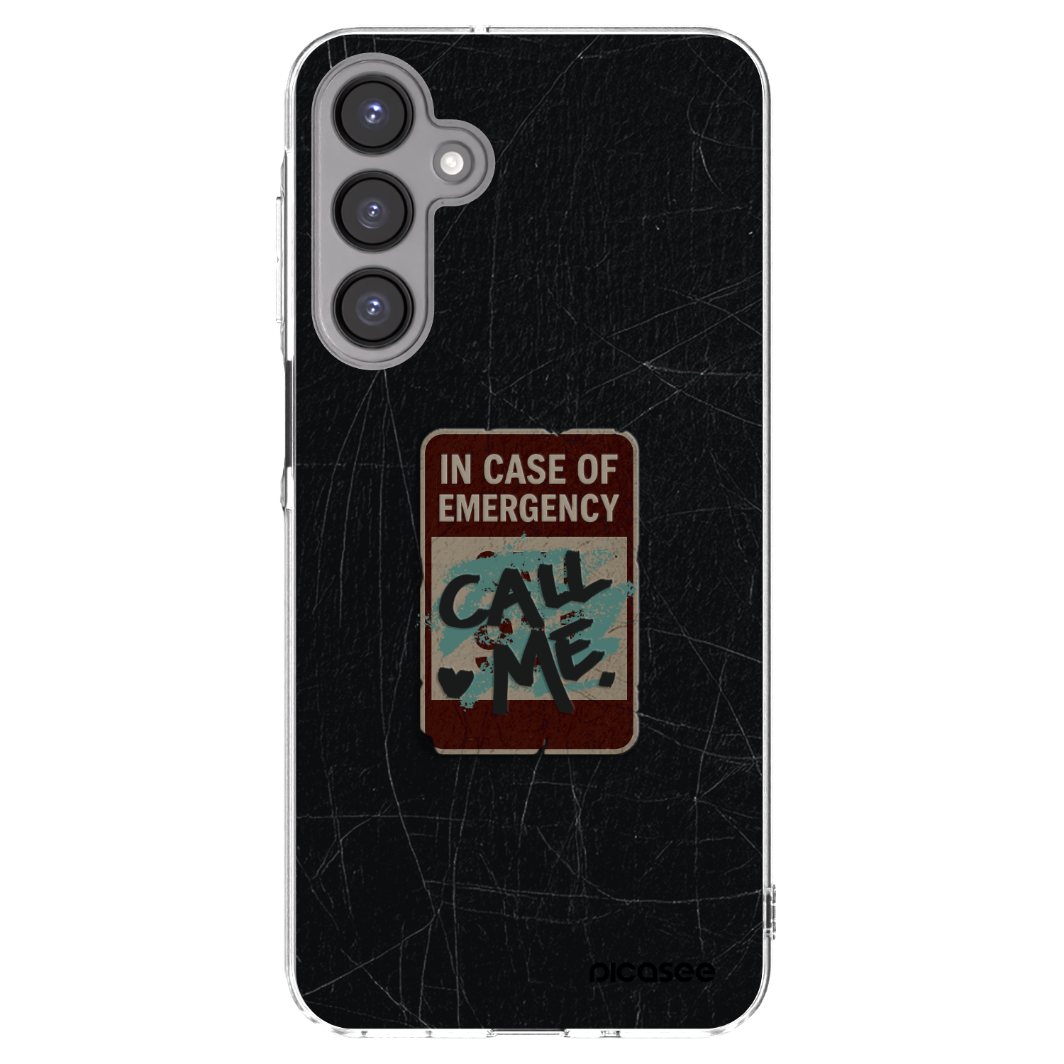 Picasee silikonový průhledný obal pro Samsung Galaxy A16 5G - EMERGENCY